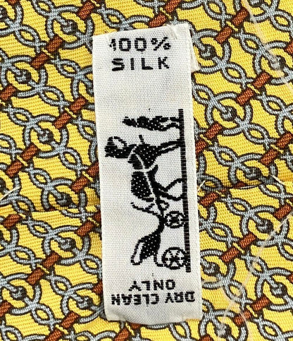 HERMES ネクタイ シルク 100% メンズ エルメス