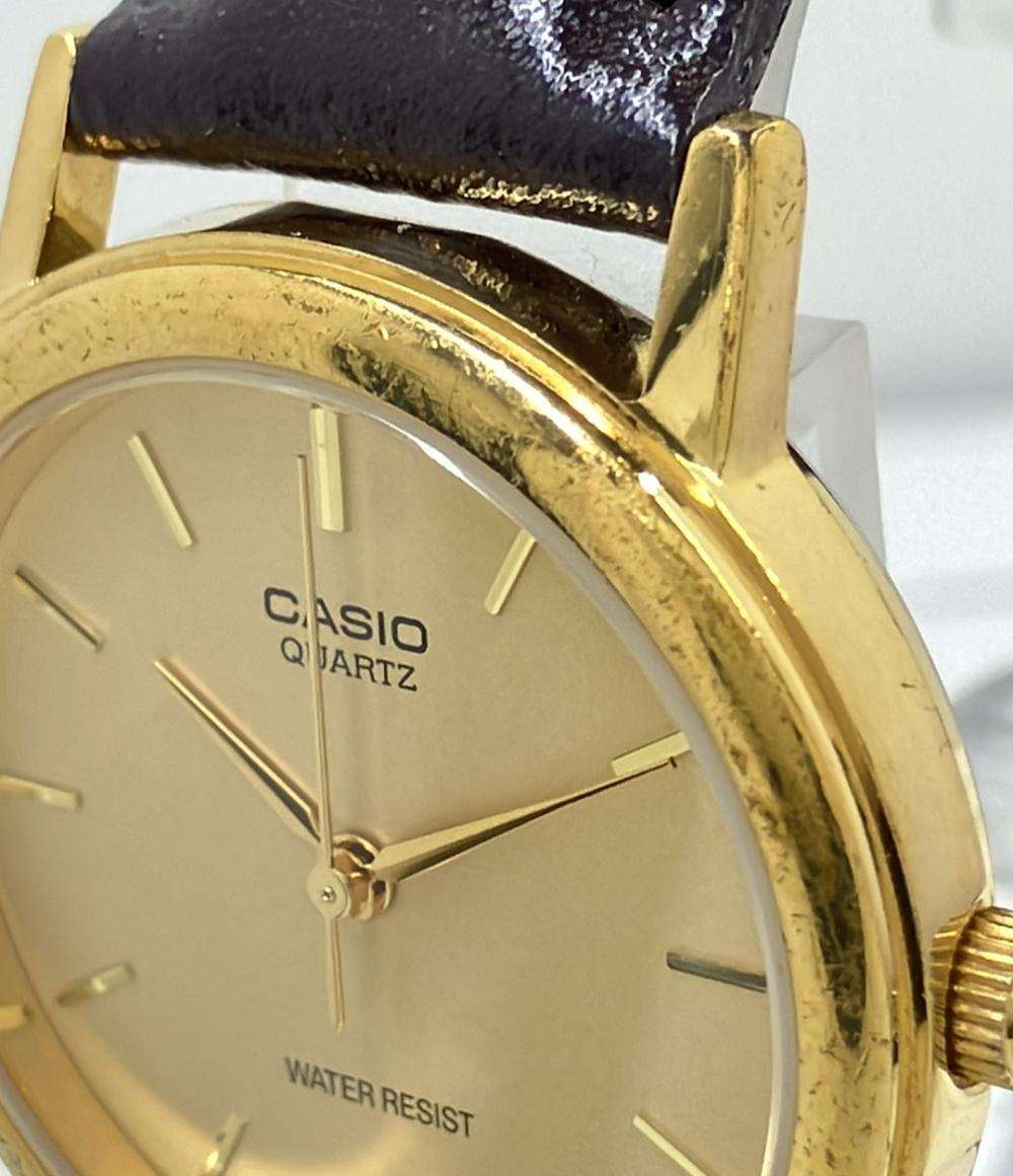 CASIO 腕時計 クオーツ ゴールド MTP-1095 メンズ カシオ – Rehello by