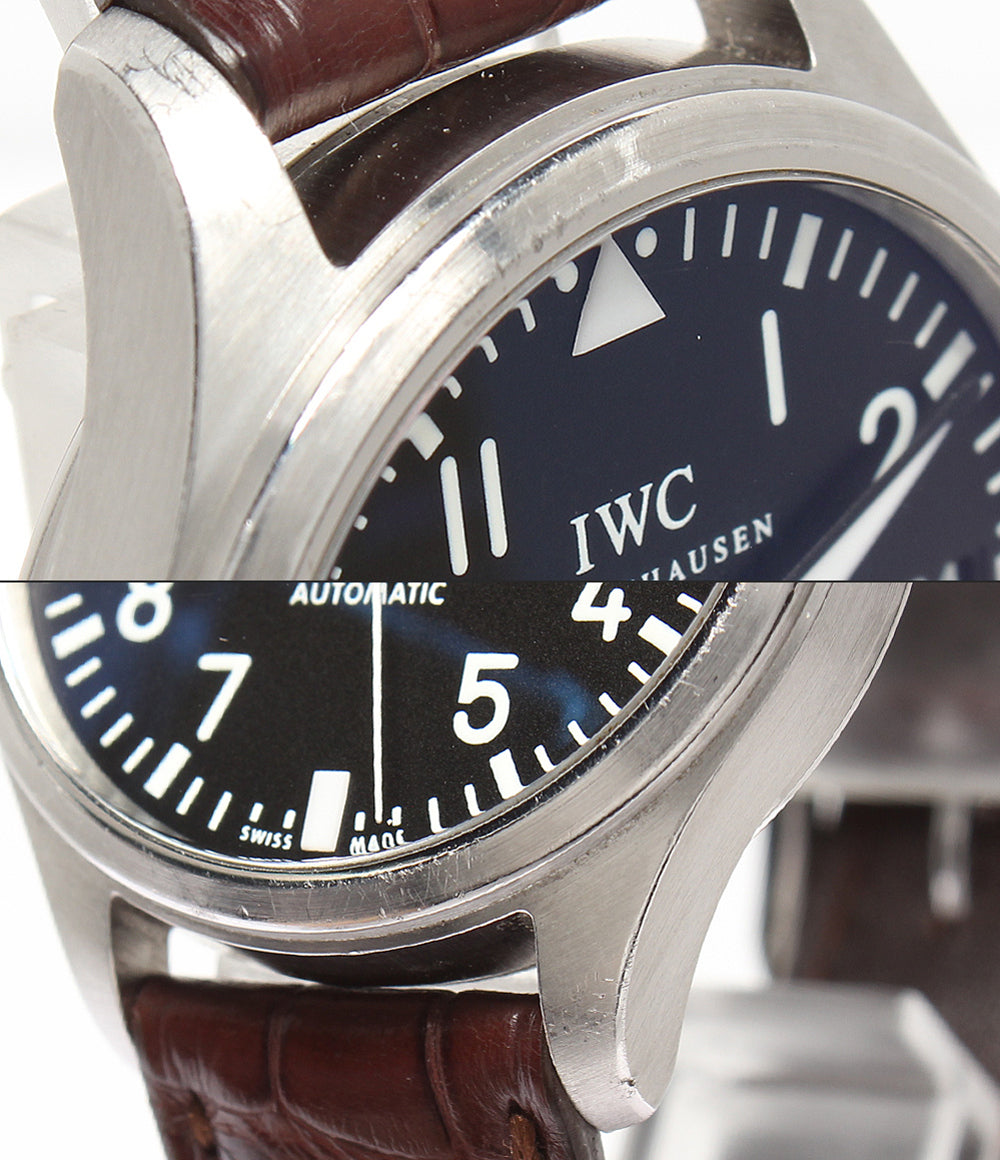 IWC SCHAFFHAUSEN 腕時計 パイロットウォッチ ミッドサイズ 自動巻き ブラック IW325604 メンズ アイダブリューシー シャフハウゼン