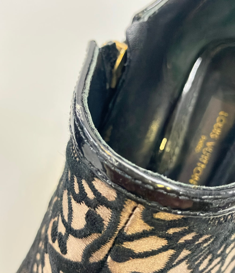 LOUIS VUITTON ブーティ オープントゥ レディース SIZE 36 1/2 (23.5cm) ルイ・ヴィトン