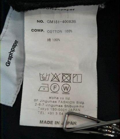 Graphpaper イージーパンツ ロング TYPEWRITER COOK PANT GM181-40082B メンズ SIZE F (M) グラフペーパー