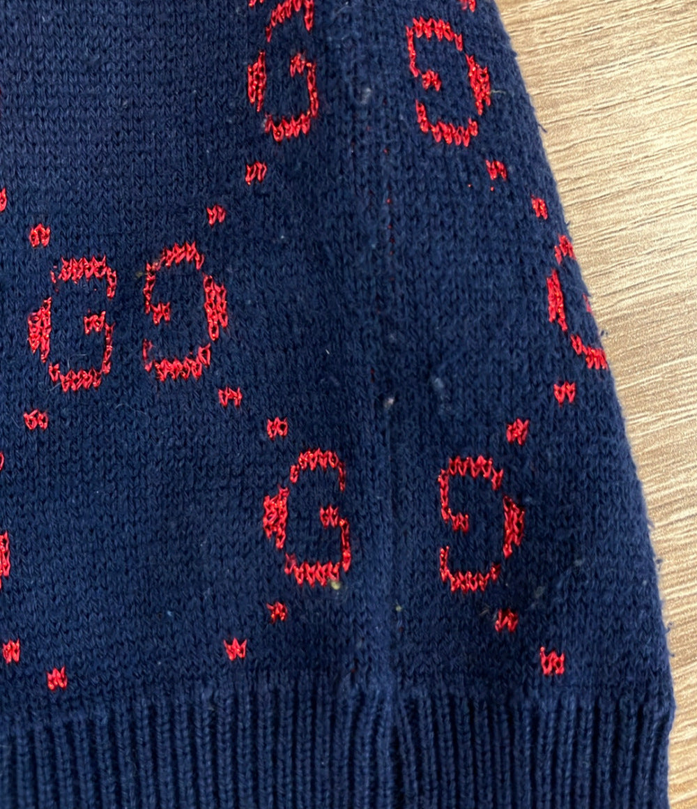 GUCCI 長袖ニット GG柄 ジャガード ラメ 571723GG キッズ SIZE 10 (140) グッチ
