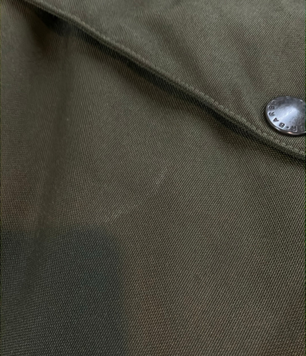 Barbour ダウンコート ナイロン フード付き フロントダブルジップ スナップボタン BURGHLEY OS DOWN CORDURA 2002196 レディース SIZE 8 (M) バブアー
