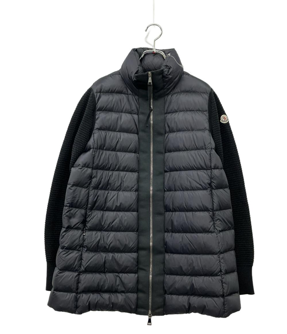 美品 MONCLER ニット切替 ダウンジャケット CARDIGAN TRICOT