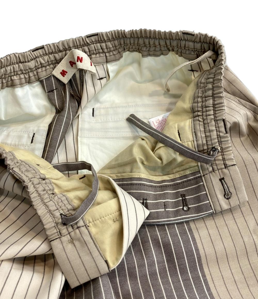 美品 マルニ ハーフパンツ ストライプ柄 メンズ SIZE 46 MARNI