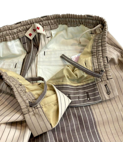 美品 マルニ ハーフパンツ ストライプ柄 メンズ SIZE 46 MARNI