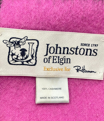 Johnstons of Elgin マフラー ストール カシミヤ 100% 大判 レディース ジョンストンズ オブ エルガン