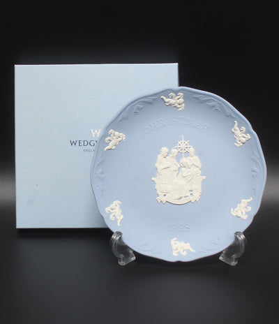 WEDGWOOD イヤープレート 飾り皿 19cm ジャスパー 1998 ウェッジウッド