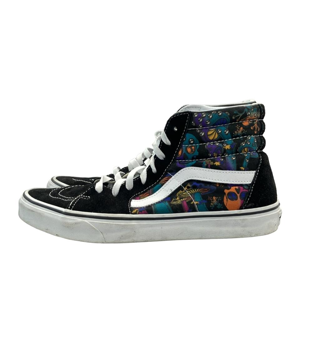 VANS ハイカットスニーカー ドクロ キノコ TRIPPY DRIP BLACK MULTI メンズ SIZE 28.0 (XL) バンズ