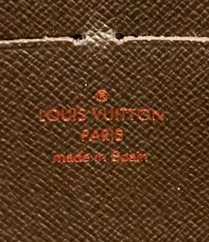 LOUIS VUITTON ラウンドファスナー長財布 ジッピーウォレット ダミエ N60015 レディース メンズ ルイ・ヴィトン