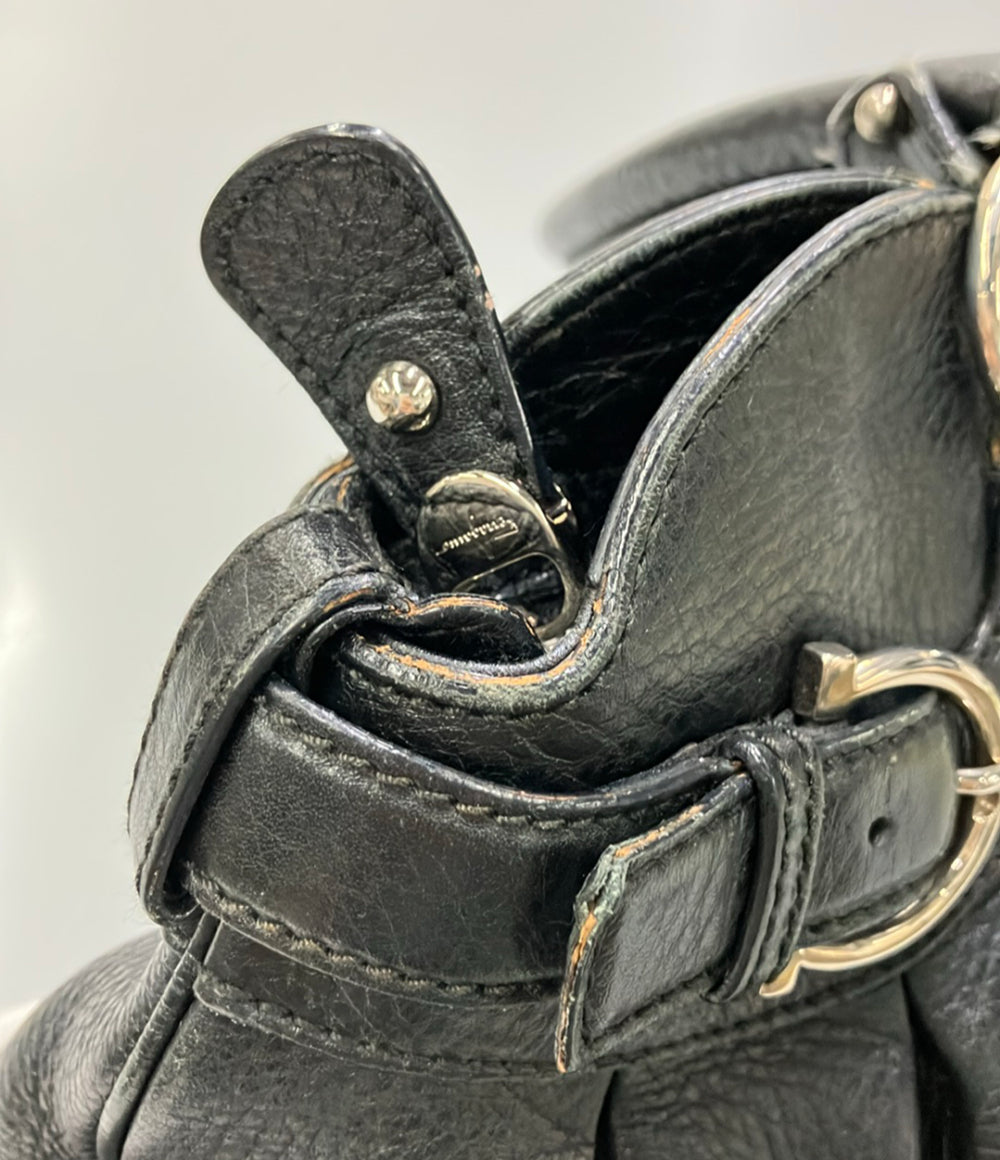Salvatore Ferragamo ハンドバッグ レザー ガンチーニ レディース サルヴァトーレフェラガモ