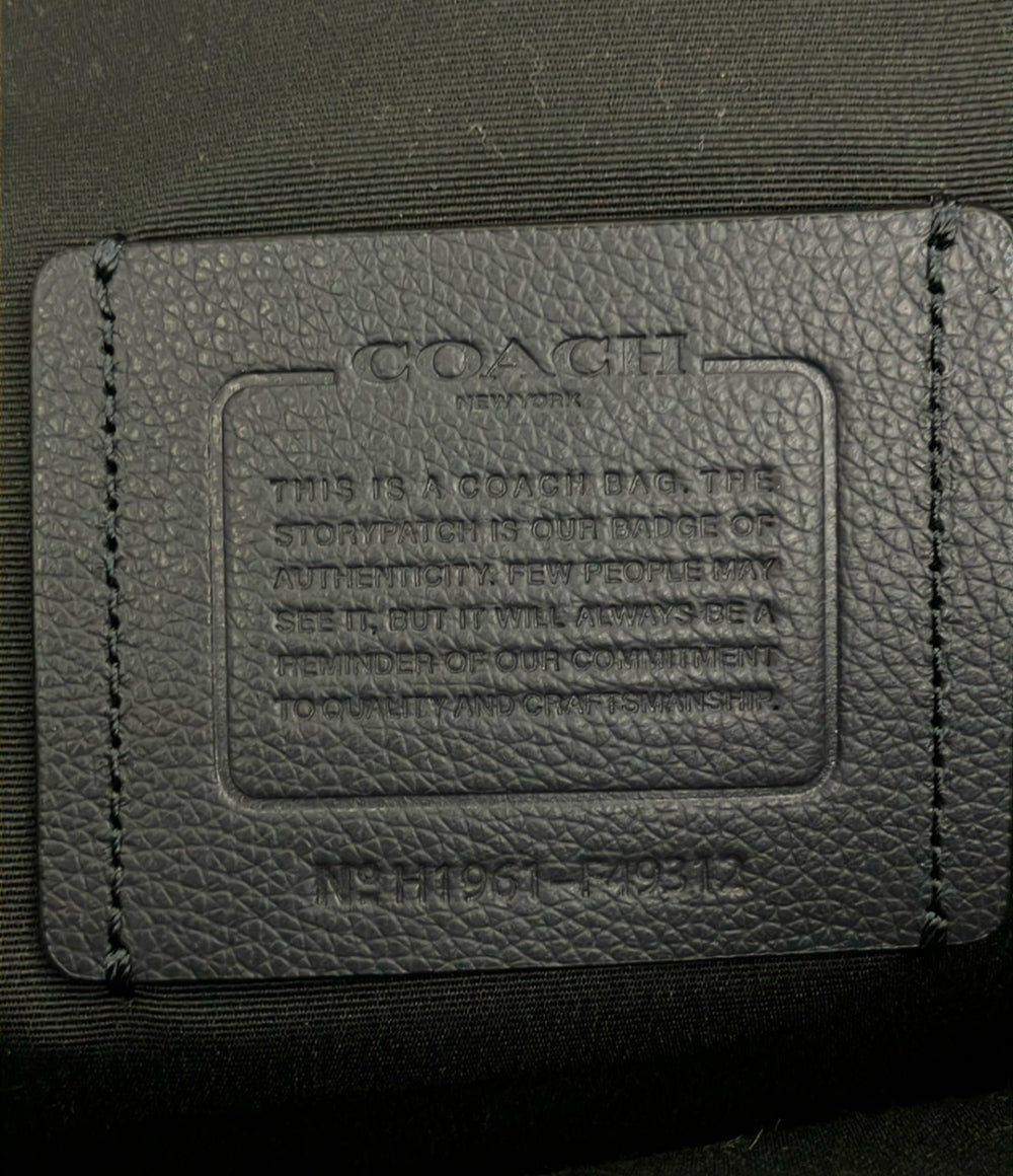 美品 COACH ボディバッグ レザー F49312 メンズ コーチ – Rehello by
