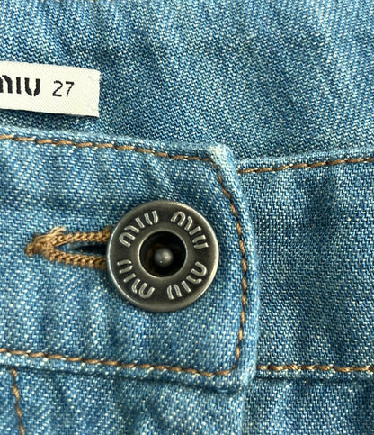 Miu Miu デニム パンツ GWP177 レディース SIZE 27 ミュウ ミュウ