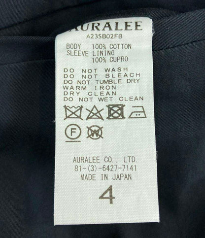 AURALEE ジャケットFINX HARD TWIST GABARDINE BLOUSON A23SB02FB メンズ SIZE 4 (XL) オーラリー