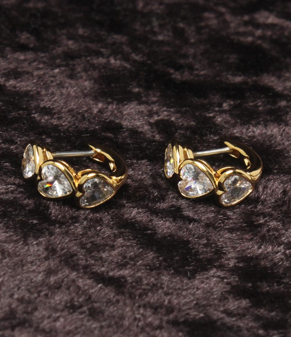 美品 Kate Spade ピアス ハートモチーフ レディース ケイトスペード