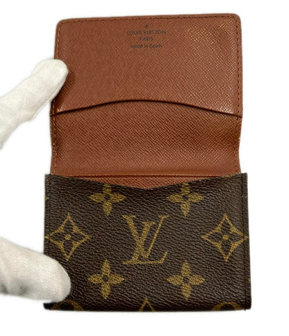 美品 ルイヴィトン カードケース 名刺入れ アンヴェロップ カルトドゥヴィジット モノグラム M62920 レディース LOUIS VUITTON