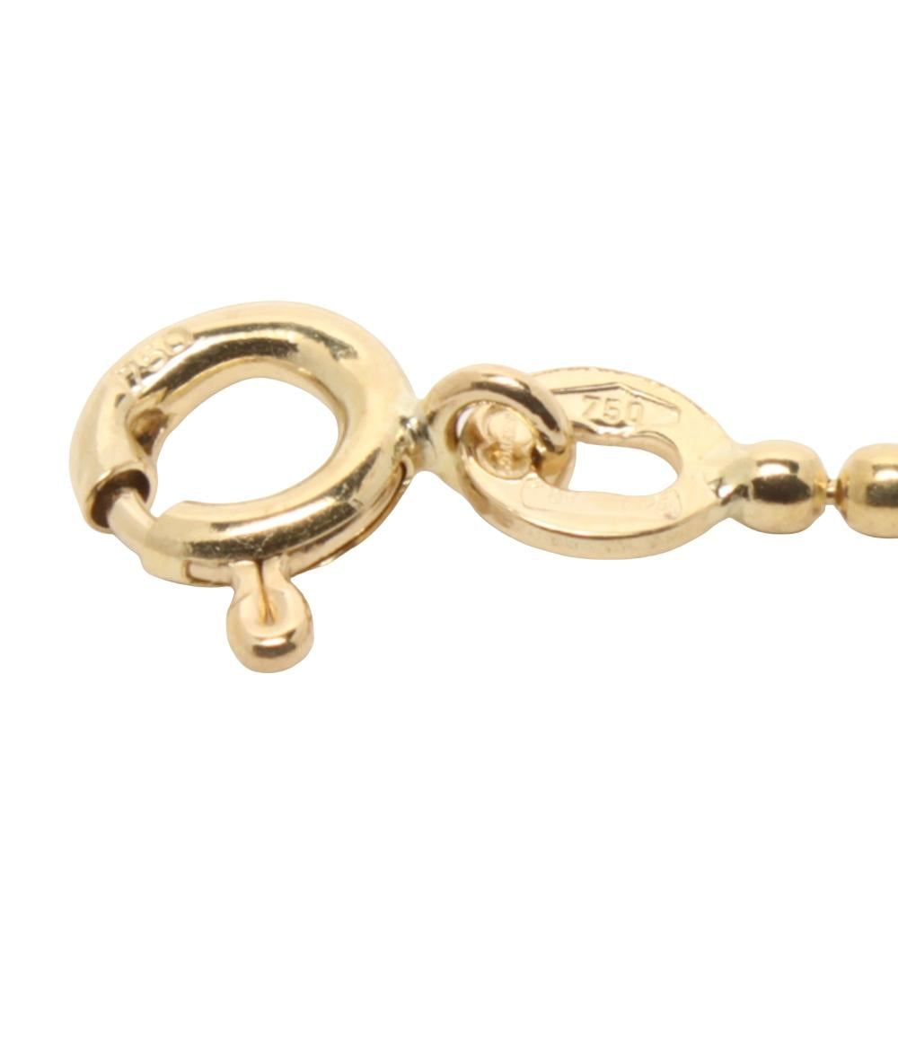 美品 ウノアエレ ネックレス K18 ドールモチーフ 人形モチーフ 女の子モチーフ レディース UNOAERRE