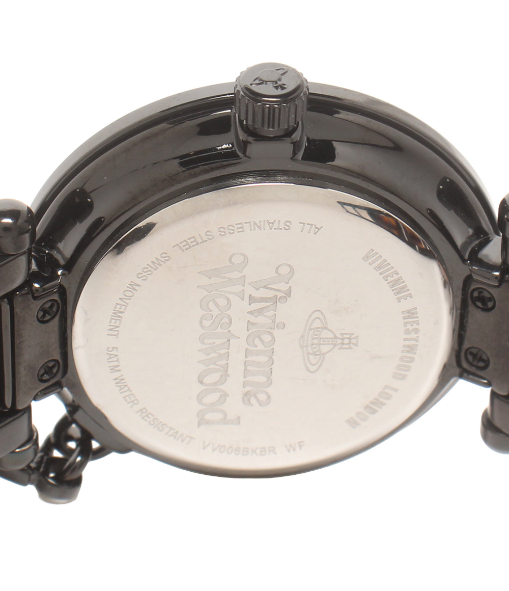 Vivienne Westwood 腕時計 クオーツ ブラック VV006BKBR レディース ヴィヴィアンウエストウッド