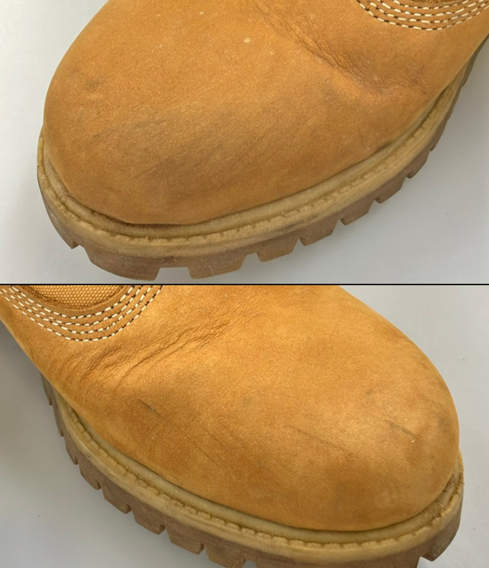 Timberland ヌバックワークブーツ フロントジップ × WOOLRICH メンズ SIZE 26.0 ティンバーランド