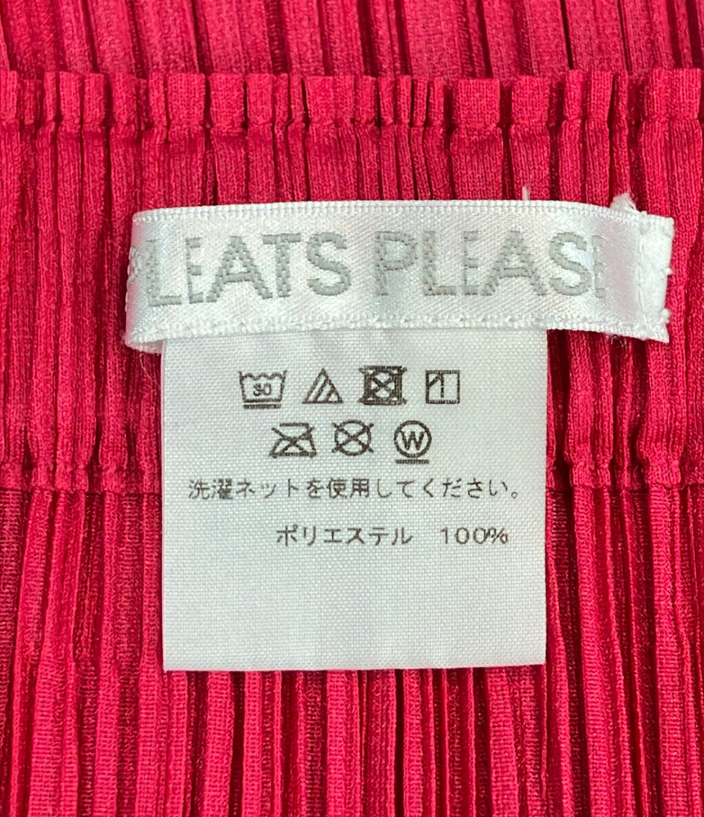美品 PLEATS PLEASE センタージップ プリーツスカート レディース SIZE 3 プリーツプリーズ