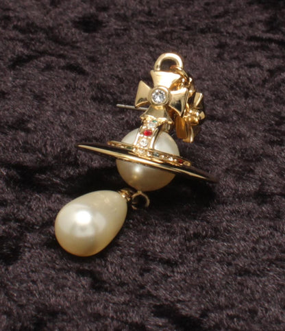 美品 Vivienne Westwood 片耳ピアス オーヴ シングル レディース ヴィヴィアンウエストウッド