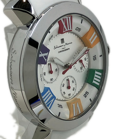 美品 Salvatore Marra 腕時計 クオーツ SM14102 レディース メンズ サルバトーレマーラ