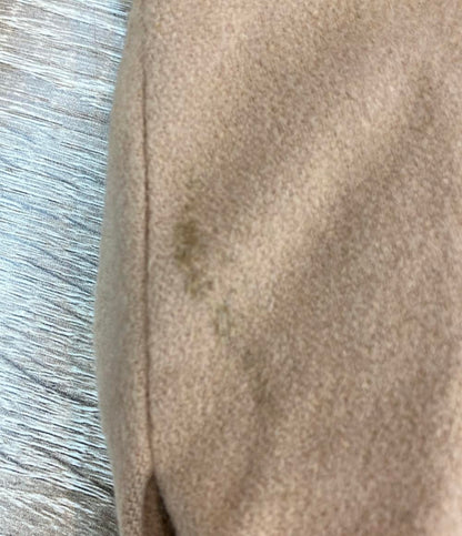 FOXEY NEW YORK COLLECTION ロングコート カシミヤ ダブルボタン キャメル  大きめの襟 フィット フレア 38940-MACFN102T レディース SIZE 40 (M)