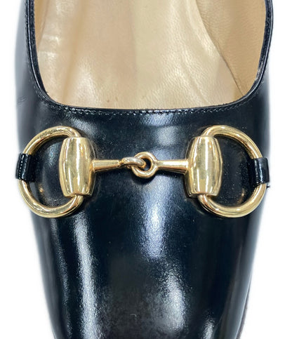 GUCCI ホースビット スクエアトゥ パンプス 101-2293 レディース SIZE 36 (23cm) グッチ