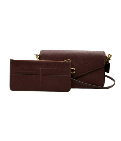 美品 COACH ショルダーバッグ 斜め掛け レザー C8439 レディース コーチ