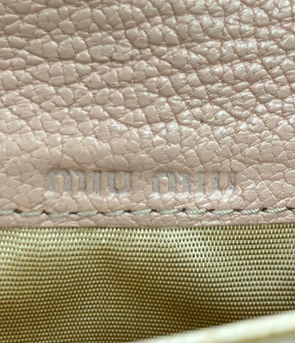 Miu Miu 長財布 レザー レディース ミュウ ミュウ