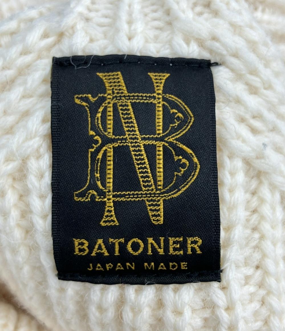 美品 BATONER 長袖 ニット ハイネック レディース SIZE 1 (S) バトナー