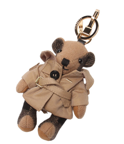 美品 BURBERRY バッグチャーム キーホルダー トーマスベアチャーム レディース バーバリー