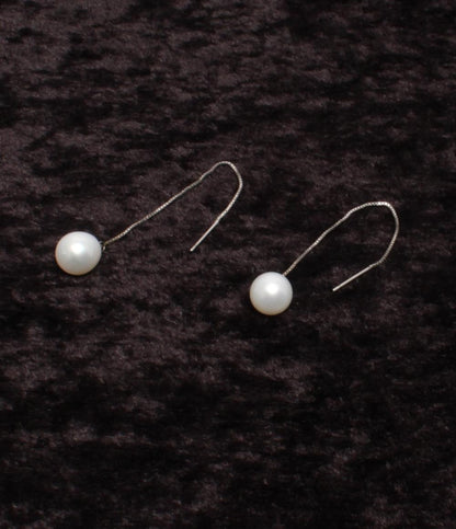 ピアス SV オーバルパール 8.5mm レディース