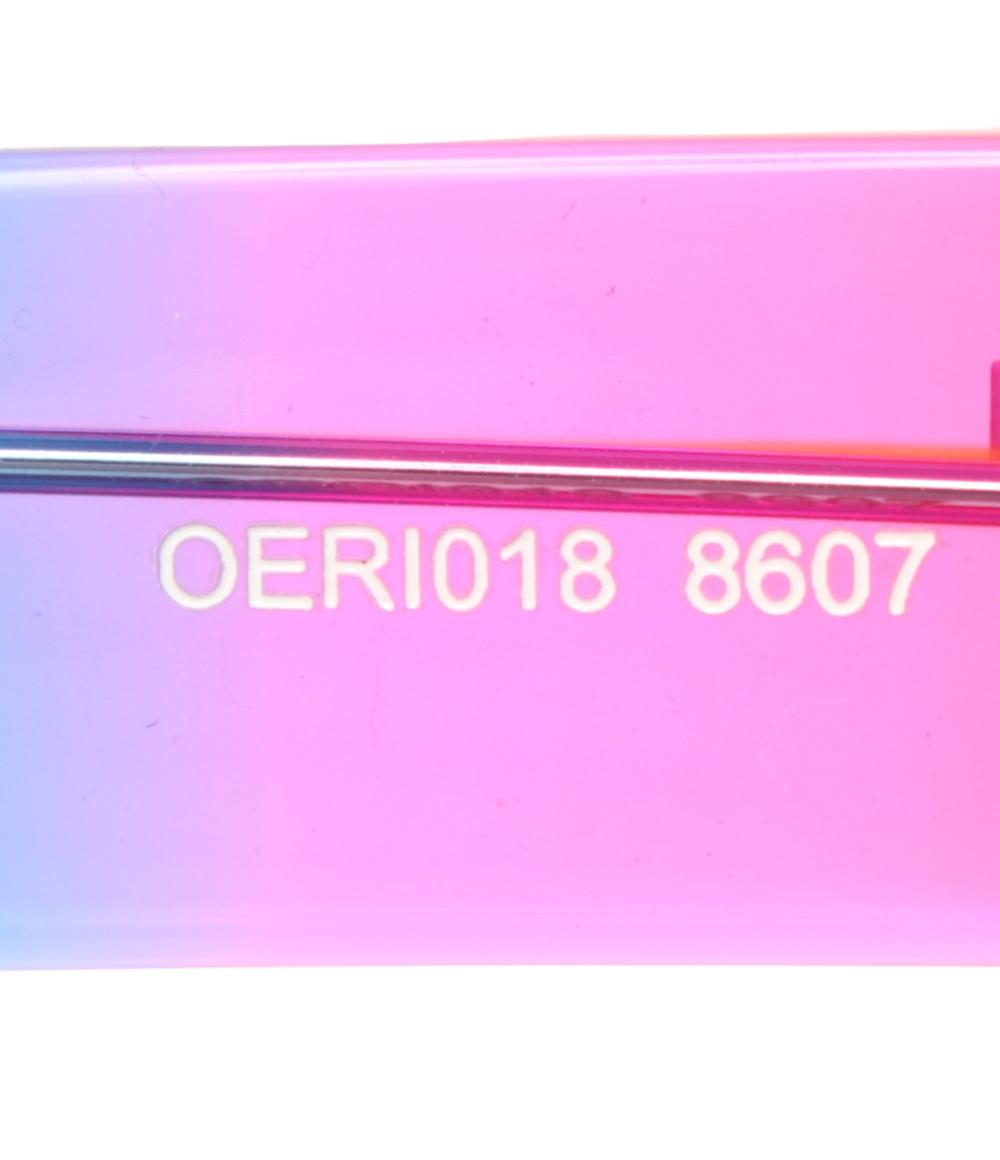 美品 オフホワイト サングラス アイウェア Zurich OERI018 8607 ユニセックス OFF-WHITE