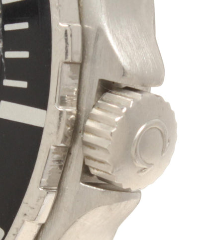 OMEGA 腕時計 シーマスター クオーツ ブラック メンズ オメガ