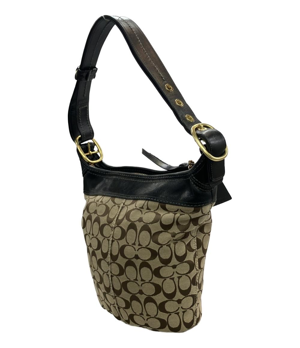 コーチ ショルダーバッグ 斜め掛け レザー キャンバス シグネチャー 11437 レディース COACH