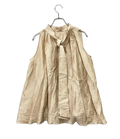 美品 audire Nana shoulder tops ノースリーブブラウス レディース SIZE S アウディーレ