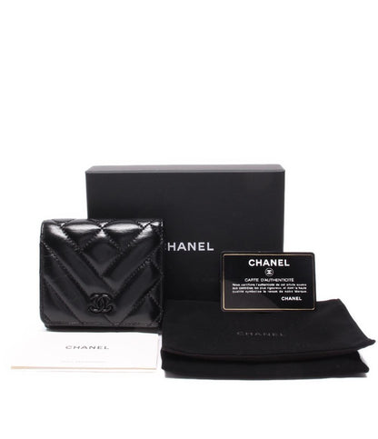 シャネル 三つ折り財布 ココマーク レディース CHANEL