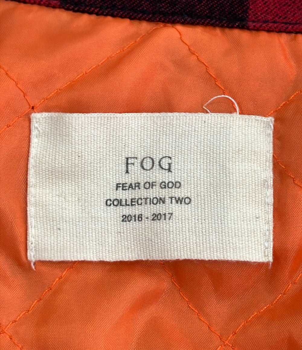 FOG by FEAR OF GOD 長袖 チェック柄 シャツジャケット メンズ SIZE S エフオージー バイ フィア オブ ゴッド