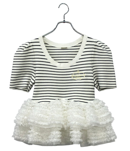 美品 snidel Chacott ペプラムニットプルオーバー SWNT261109 レディース SIZE F (M) スナイデル チャコット