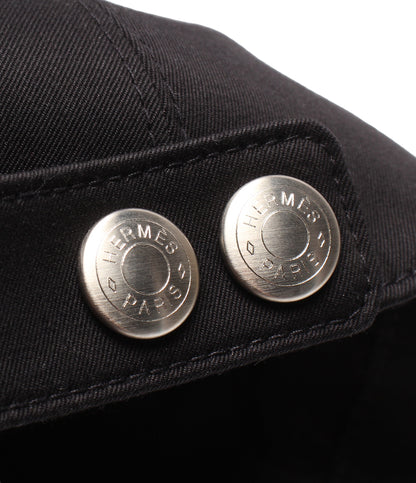 HERMES キャップ キャスケット スナップボタン式 シルバー金具 マイルス H261019N メンズ レディース SIZE 58 エルメス
