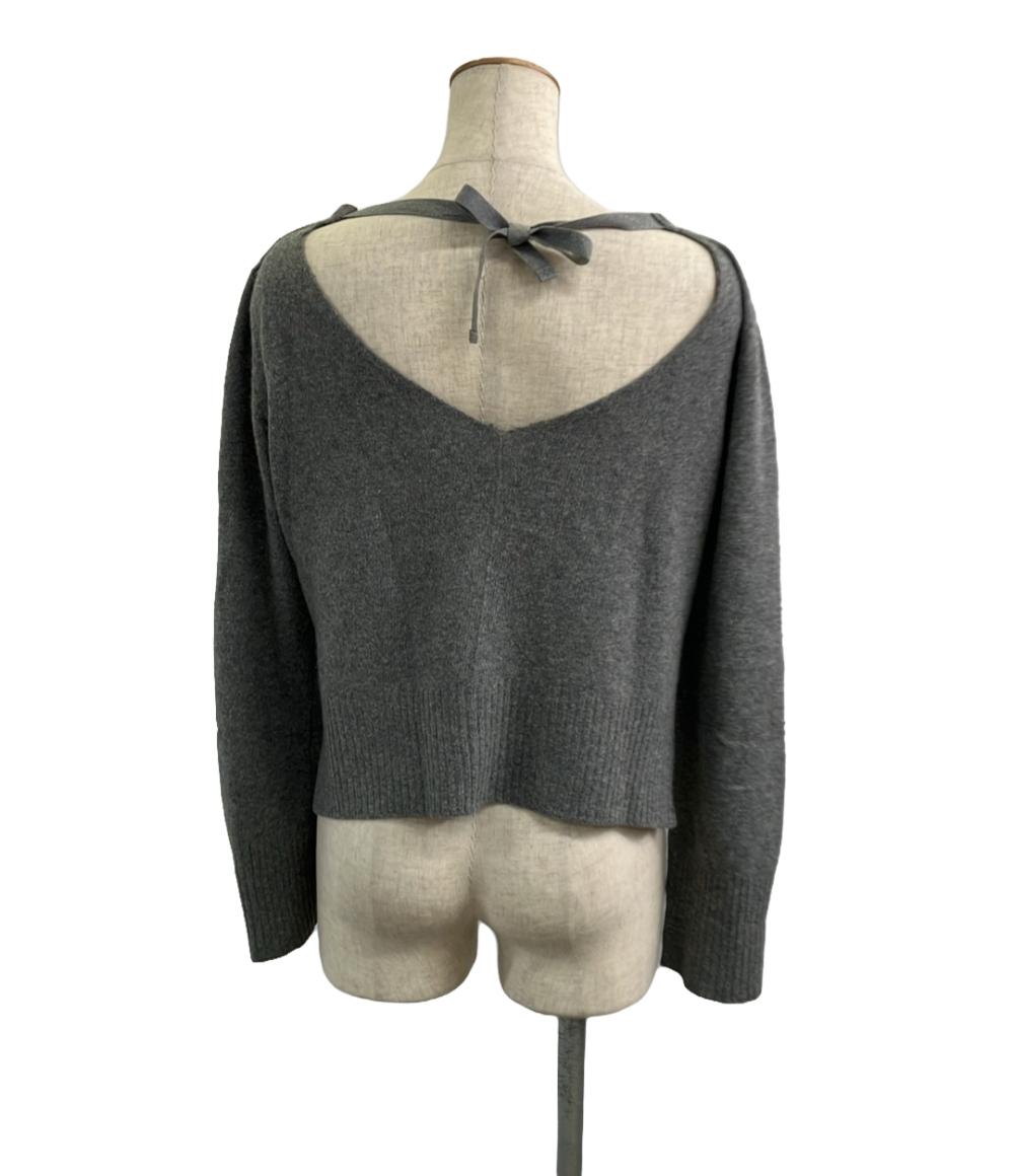 訳あり ミュウミュウ 長袖ニットカーディガン RN.98339 CA.34767 レディース SIZE 40 (S) MIUMIU