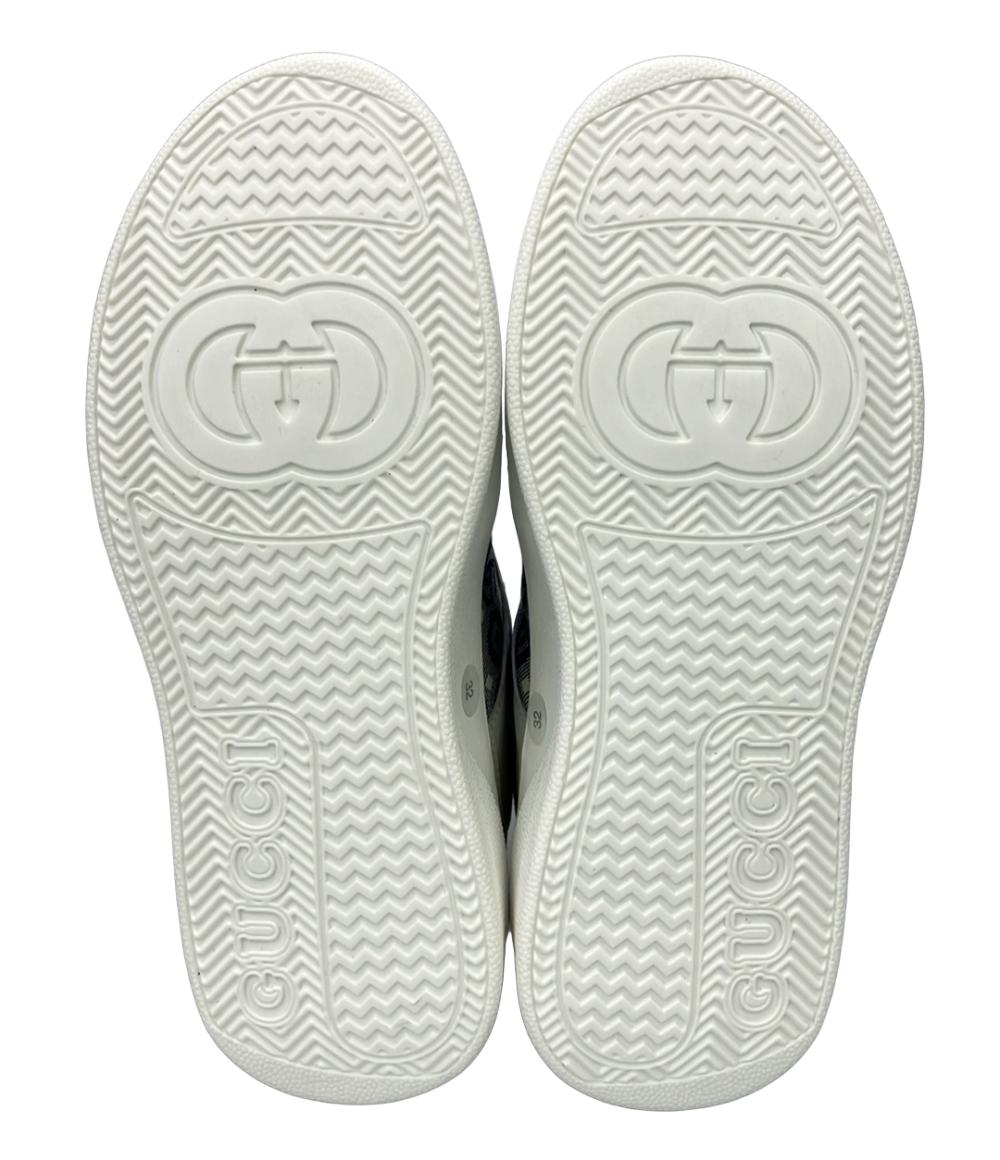 美品 グッチ ローカットスニーカー 755894 キッズ SIZE 32 GUCCI