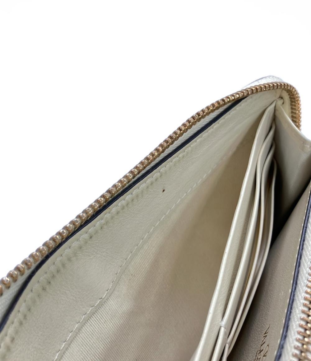 VALENTINO ラウンドファスナー長財布 スタッズ レザー レディース ヴァレンティノ