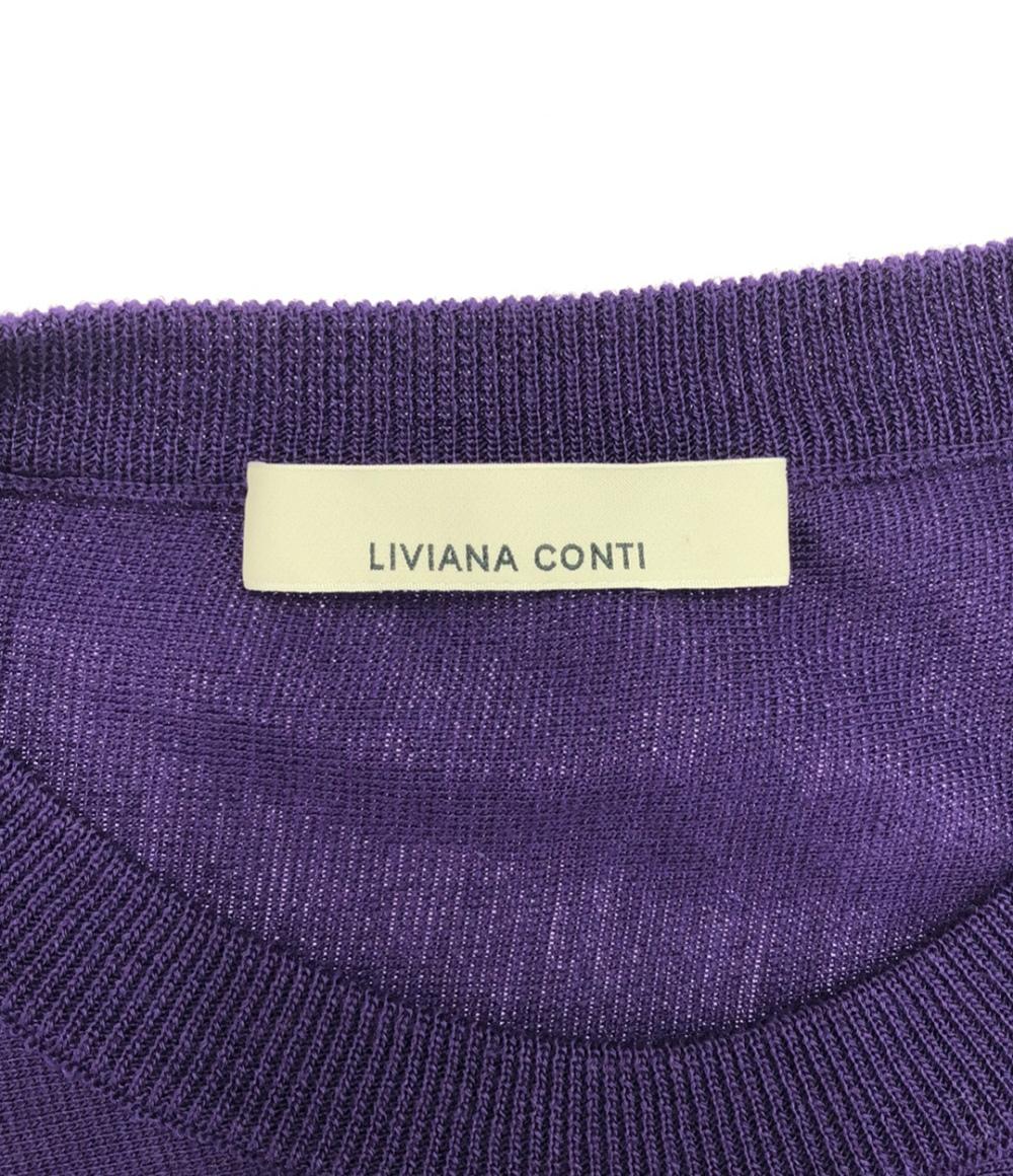 美品 リビアナコンティ 長袖ニット レディース SIZE 42 (M) LIVIANA CONTI