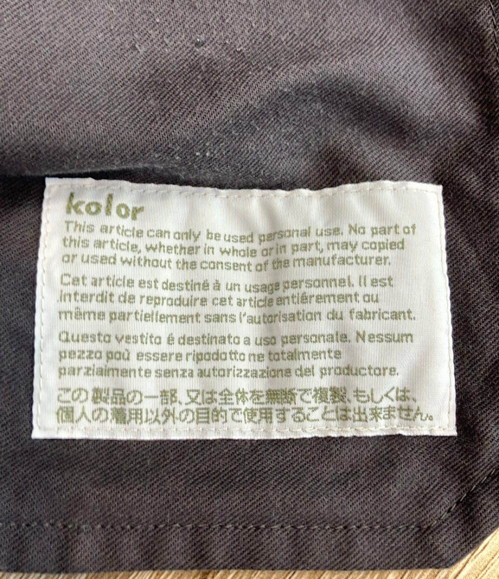 kolor パンツ ロング ゴールドジップ 21WCM-P24120S メンズ SIZE 2 (M