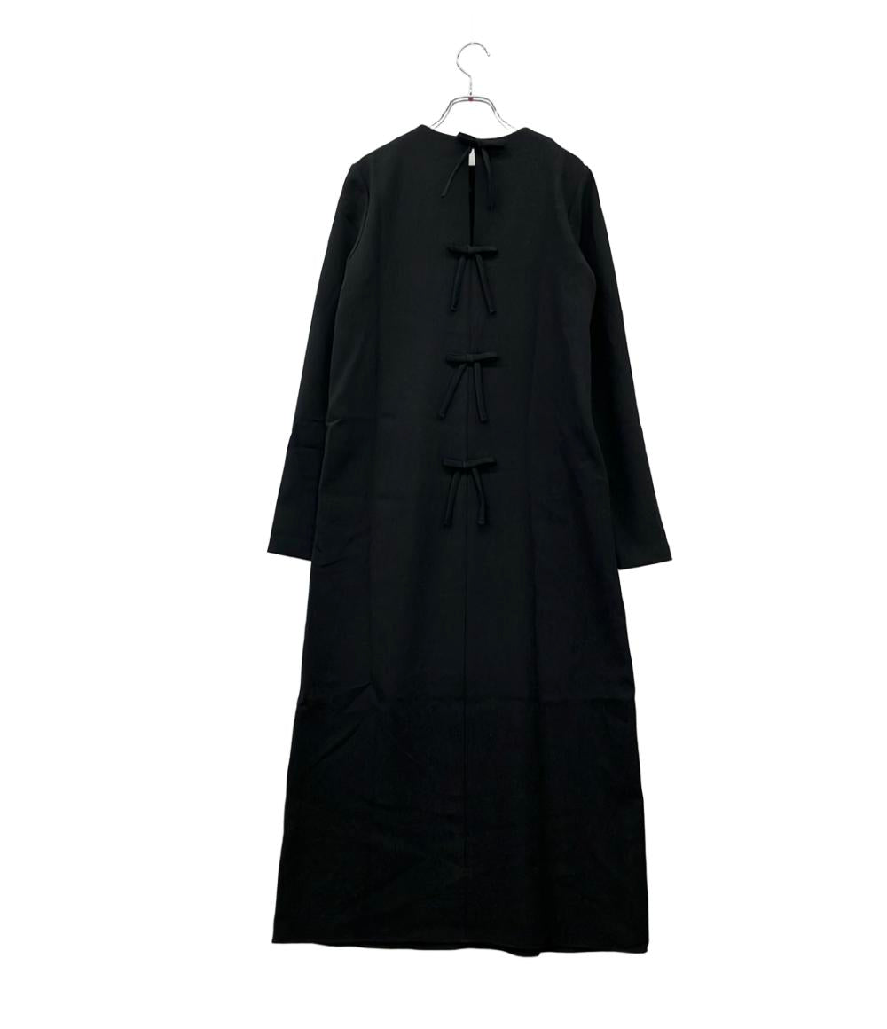 YOKO CHAN 長袖ワンピース 21SS Long-sleeve Ribbon Maxi Dress YOKO CHAN 長袖ワンピース 21SS Long-sleeve Ribbon Maxi Dress