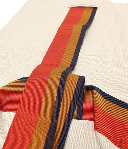 美品 HERMES ショルダーバッグ 斜め掛け ボディバッグ シルバー金具 トワルシェブロン キャバリエ レディース メンズ エルメス