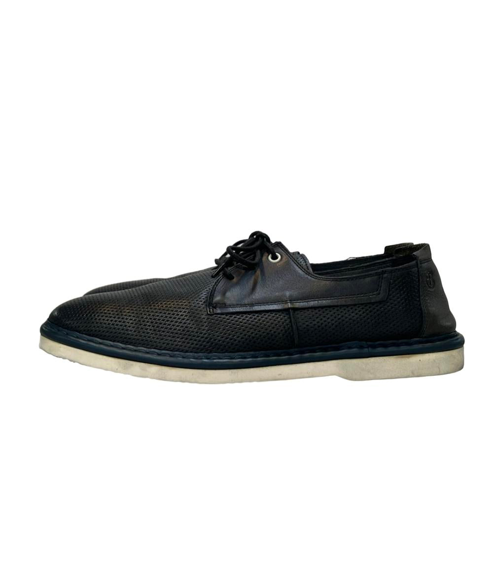 LANVIN en Bleu ローカットスニーカー プレーントウシューズ メンズ SIZE 25.5 (S) ランバンオンブルー