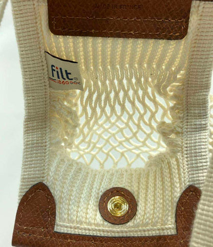 美品 ロンシャン 2wayハンドバッグ ショルダーバッグ キャンバス クロスボディー レディース Longchamp